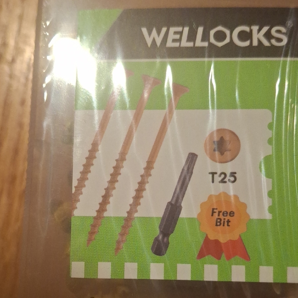 Brown Screws with Free Bit